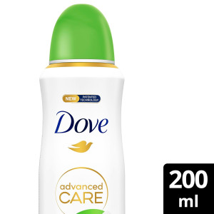 Dove Advanced Care Go Fresh Cucumber & Green Tea Дезодорант спрей против изпотяване за жени , 200ml