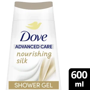Dove Advanced Care Nourishing Silk Душ гел за тяло за  подхранване и хидратация, 600ml