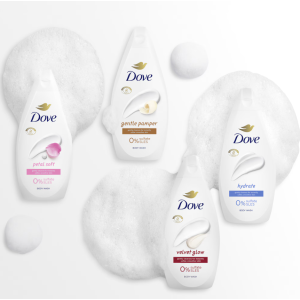 Dove Essential Care Hydrate Подхранващ душ гел , който прави кожата гладка и мека, 720ml