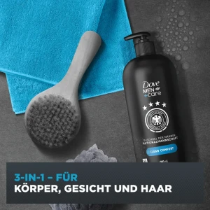 Dove Men+Care Shower Gel Душ гел  за тяло, лице и коса , 900ml