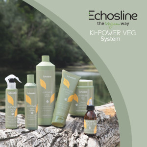 Echosline Ki-Power Veg  Mask Уплътняваща реконструираща маска за коса, 300ml