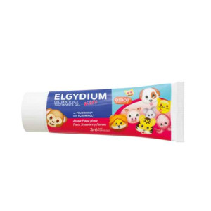 Elgydium Emoji Kids Детска паста за зъби, 3-6 год., с вкус на ягода , 50ml