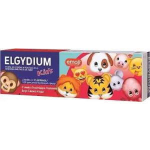 Elgydium Emoji Kids Детска паста за зъби, 3-6 год., с вкус на ягода , 50ml