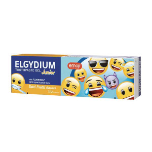Elgydium  Emoji Tutti Fruti Паста за зъби за защита от кариес за деца от 7-12 години, 50ml