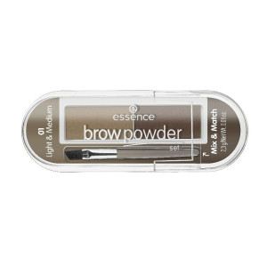 ESSENCE Brow powder set    Комплект  Дуо  сенки  за вежди  -2,3 гр.
