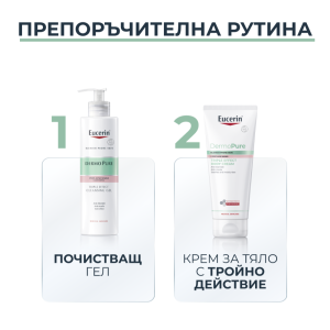 Eucerin Dermo Pure  Tripple Effect Body Cream Крем за тяло с тройно действие, 200ml