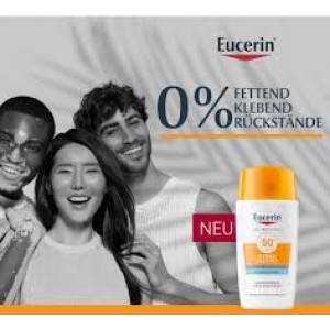 Eucerin Sun Hydro Protect  Еуцерин Слънцезащитен ултралек флуид за лице SPF 50+ , 50ml