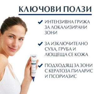 Eucerin Urea Repair 30%  Urea creme Крем за локално третиране на суха и лющеща се кожа с 30% урея, 75ml