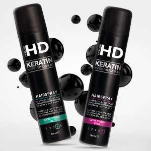 FARCOM HD KERATIN ЛАК ЗА КОСА СИЛНА ФИКСАЦИЯ, ДЪЛГОТРАЕН ЕФЕКТ , 300ml