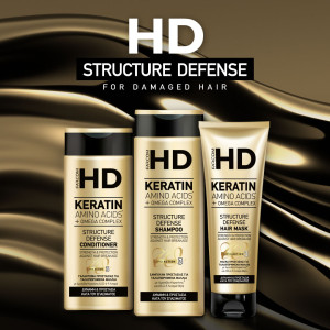 FARCOM HD  МАСКА ЗА ВЪЗСТАНОВЯВАНЕ И ЗАЩИТА НА КОСАТА, 250ml