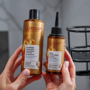 Farmona JANTAR Lamellar water Ламеларна вода с кехлибарена есенция за дълга и непокорна коса, 150ml