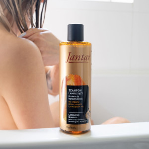 Farmona JANTAR Laminating shampoo  Ламиниращ шампоан за увредена и чуплива коса с кехлибарена есенция, 300ml