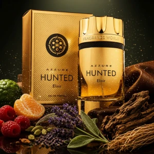 Fragrance World Azzure Hunted Elixir  ( EDP )  Мъжка парфюмна вода аналог на Azzaro Forever Wanted Elixir - 100 ml