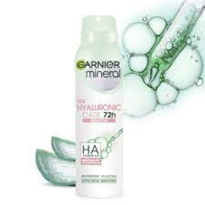 Garnier Mineral Hyaluronic Care 72h Sensitive Дезодорант против изпотяване, 150ml