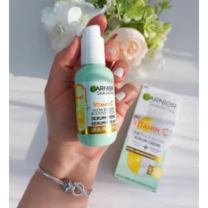 Garnier Skin Active Vitamin C 2-in-1 Serum Cream SPF25 Изсветляващ серум-крем за лице с витамин С , 50ml