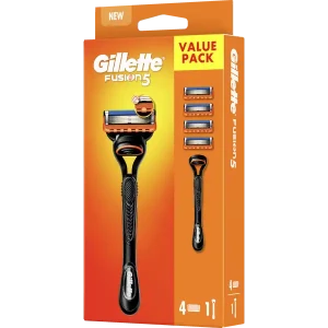 Gillette  Fusion 5  Самобръсначка + резервни ножчета  -  4 бройки