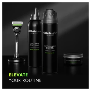 Gillette Labs Rapid Foaming Shaving Gel  Гел за бръснене с морски водорасли, охлажда и успокоява кожата, 198ml