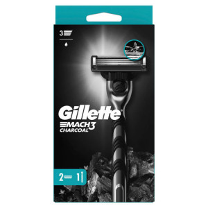 Gillette Mach3 Charcoal  Самобръсначка 1бр. + резервни ножчета - 1бр.