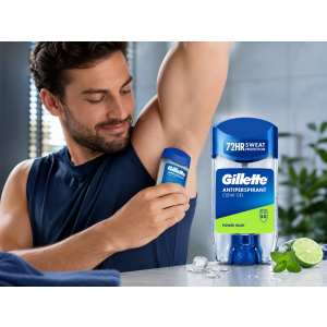Gillette Power Rush Antiperspirant Clear Gel  Дезодорант гел против изпотяване за мъже ​​​​​​​, 70ml