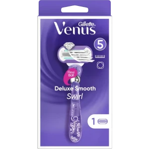Gillette Venus Deluxe Smooth Swirl Система за бръснене с 1 ножче, 1 бр