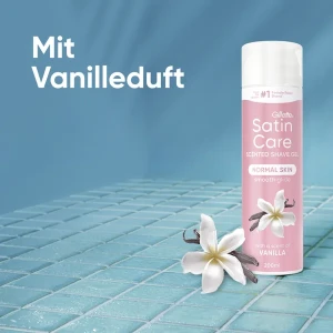 Gillette Venus Satin Care Rasiergel Vanille Гелът за бръснене с аромат на ванилия , 200ml