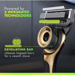 GilletteLabs Universal Blade Refill   Комплект от 4 резервни ножчета за самобръсначка