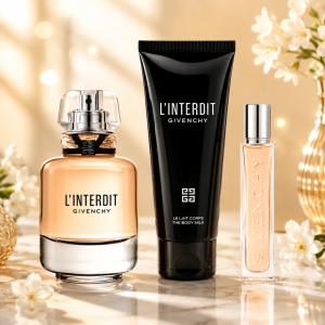 Givenchy L'Interdit Set ( 50 ml EDP  + 75 ml Body lotion + 12,5 ml EDP )  Дамски подаръчен комплект