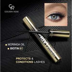 Golden Rose Iconic Lash Intensive Black Mascara  Спирала за очи за  обем, дължина и повдигане на миглите  (черна ) - 9 ml