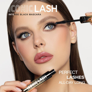 Golden Rose Iconic Lash Intensive Black Mascara  Спирала за очи за  обем, дължина и повдигане на миглите  (черна ) - 9 ml