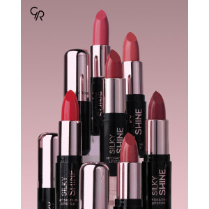 Golden Rose Silky Shine Lipstick  Hydrating Lipstick № 203   Хидратиращо червило за устни - 4,2 g