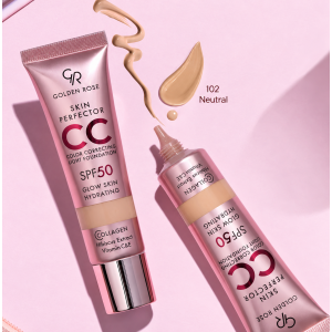 Golden Rose Skin Perfector CC Light Foundation SPF 50  Лек коригиращ фон дьо тен за лице  - 30 ml