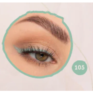 Golden Rose Tattoo Gel Eyepencil No 105  Mint Glow   Гел молив за очи  ( Блестящо ментолово сиво)  -1,2 gr