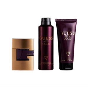 Guess Gold Set ( EDT 75 ml + Shower gel 200 ml + Body Spray 226 ml )  Мъжки подаръчен комплект