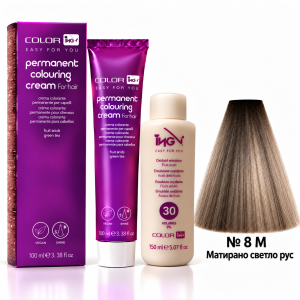 ING Professioal  Permanent Coloring Cream   Перманентна професионална боя за коса  100 ml боя + 150 ml  оксидант  * Ash colors