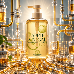 John Farmer Apple  Vinegar Киселинен шампоан pH3-4 с ябълков оцет за увредена коса и мазен скалп, 500ml