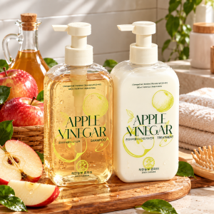 John Farmer Apple Vinegar Treatment  Подхранващ балсам за коса за мекотата, гладкостта и естествен блясък на косата, 500ml