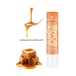 Juicy Bomb Glossy Butter Balm 07 Caramelt  Балсам за устни топло карамелено кафяво, 2,5g