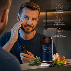 King C. Gillette Crema Moisturizer for Men with Vitamin B Мъжки хидратиращ крем за брада, 100ml