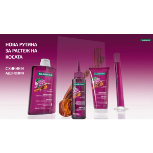 KLORANE Quinine & Adenosine  Шампоан за ускоряване на растежа с аденозин и за стимулиране на растежа , 400ml