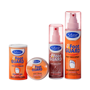 Kokona Cosmetics Foot Guard Foot Deo-Spray Дезодорант за крака  за сухота и комфорт на краката, 180ml