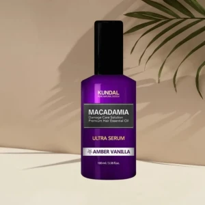 Kundal Macadamia Amber Vanilia Ултра серум за коса  с масло от макадамия и аромат на ванилия, 100ml