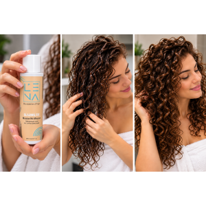 L'ena Glazing Fix Mousse No Mousse Моделиращ флуид за къдрици със силна фиксация , 200ml