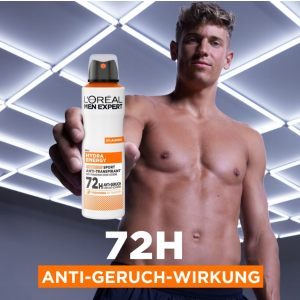 L'Oréal Men Expert Hydra Energy Extreme Sport​​​​​​​  72H Спрей дезодорант против изпотяване 72ч , 150ml