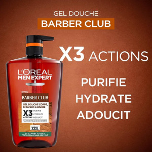 L'Oréal Paris Men Expert Barber Club X3 Duschgel  Душ гел за тяло, коса и брада, 1000ml