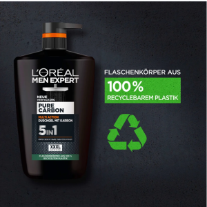 L'ORÉAL PARIS MEN EXPERT Pure Carbon XXXL Duschgel Лореал Душ-гел за мъже 5в1 , 1000 ml