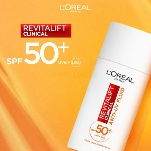 L'ORÉAL REVITALIFT CLINICAL VITAMIN-C  FLUID Лореал Дневен Флуид за Лице с SPF50+