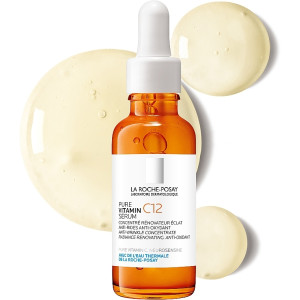 La Roche-Posay Pure Vitamin C12 Озаряващ серум с витамин С против бръчки за чувствителна кожа, 30ml