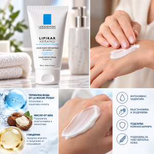 La Roche-Posay  Xerand Hand Repair Cream Възстановяващ крем за ръце за много сухи и напукани ръце,50ml