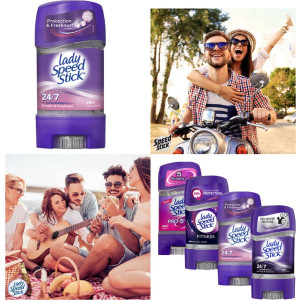 Lady Speed Stick Pro 5in1 Gel  Део - гел  против изпотяване  Про 5в1 , 65g