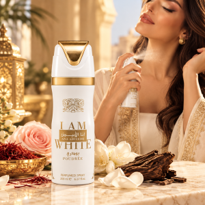 Lattafa  Ana Abiyedh I Am White Poudree Дамски парфюмен дезодорант - 200 ml